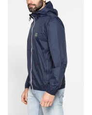 GIUBBINO ANTIVENTO TASCABILE CON ZIP E CAPPUCCIO