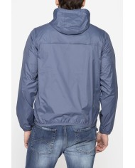 GIUBBINO ANTIVENTO TASCABILE CON ZIP E CAPPUCCIO