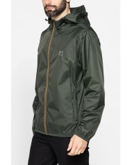 GIUBBINO ANTIVENTO TASCABILE CON ZIP E CAPPUCCIO