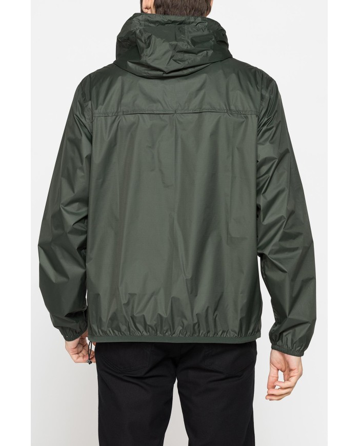 GIUBBINO ANTIVENTO TASCABILE CON ZIP E CAPPUCCIO