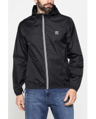 GIUBBINO ANTIVENTO TASCABILE CON ZIP E CAPPUCCIO