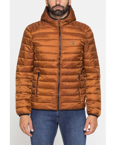 PIUMINO ULTRALEGGERO IN RIPSTOP CON CAPPUCCIO