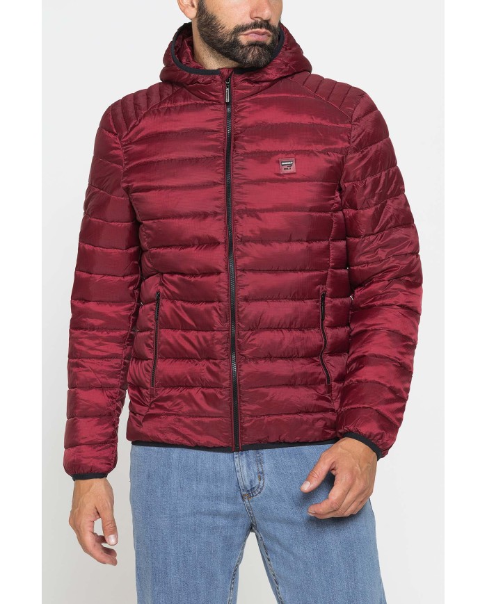 PIUMINO ULTRALEGGERO IN RIPSTOP CON CAPPUCCIO