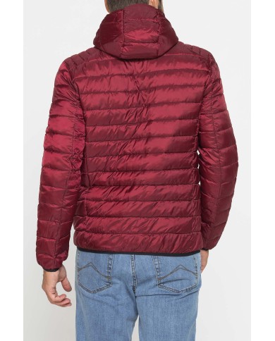 PIUMINO ULTRALEGGERO IN RIPSTOP CON CAPPUCCIO