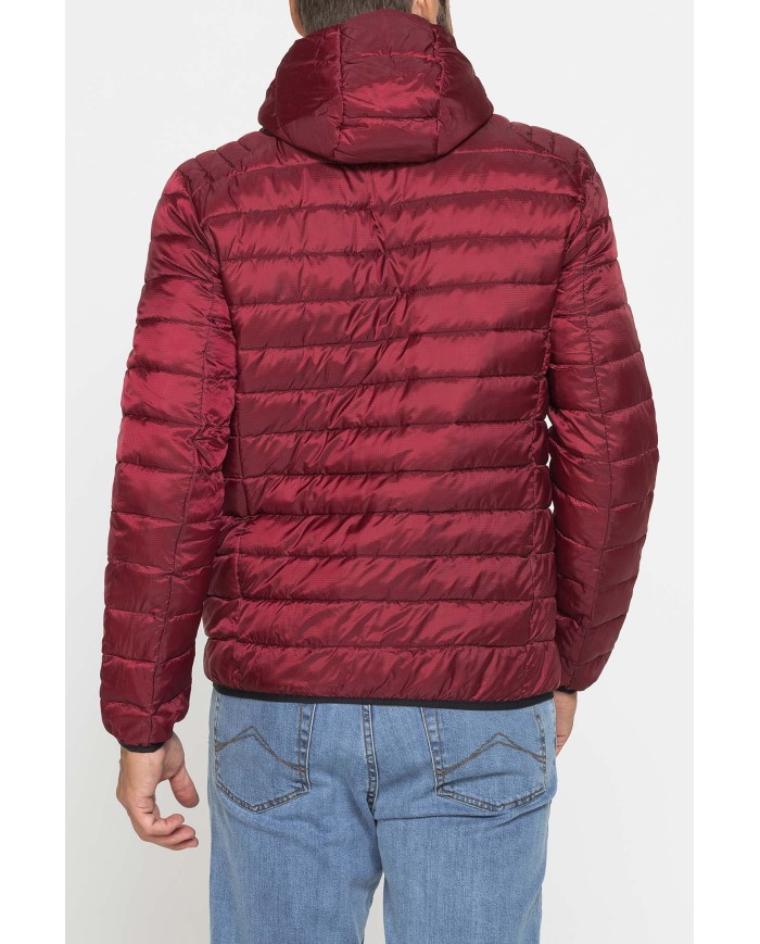 PIUMINO ULTRALEGGERO IN RIPSTOP CON CAPPUCCIO