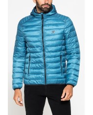 PIUMINO ULTRALEGGERO IN RIPSTOP CON CAPPUCCIO