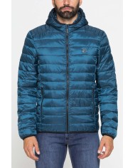 PIUMINO ULTRALEGGERO IN RIPSTOP CON CAPPUCCIO