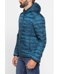 PIUMINO ULTRALEGGERO IN RIPSTOP CON CAPPUCCIO