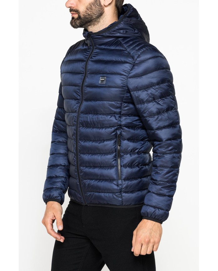 PIUMINO ULTRALEGGERO IN RIPSTOP CON CAPPUCCIO