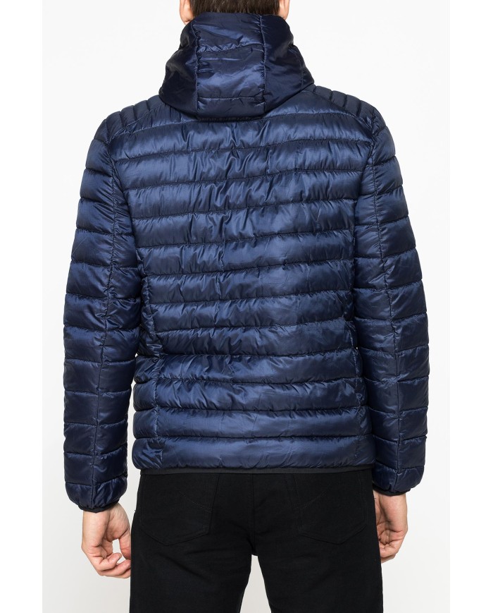 PIUMINO ULTRALEGGERO IN RIPSTOP CON CAPPUCCIO