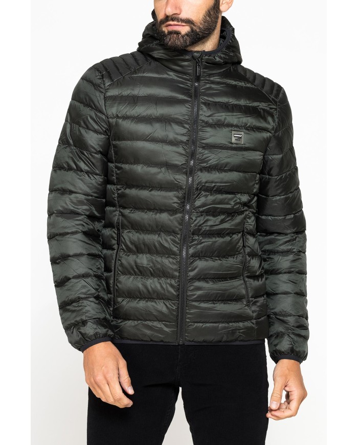 PIUMINO ULTRALEGGERO IN RIPSTOP CON CAPPUCCIO