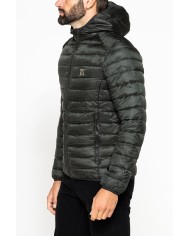 PIUMINO ULTRALEGGERO IN RIPSTOP CON CAPPUCCIO