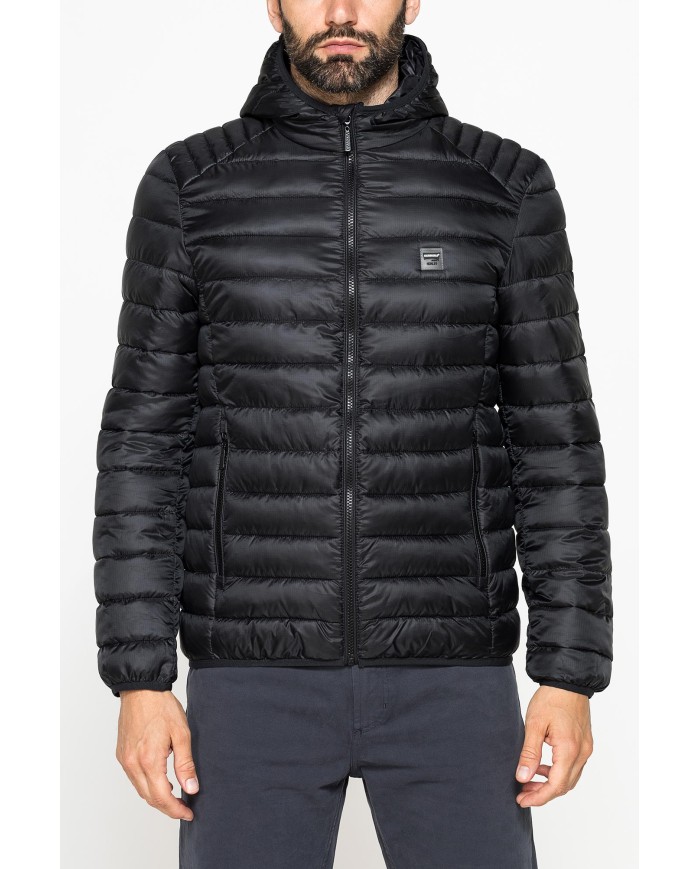 PIUMINO ULTRALEGGERO IN RIPSTOP CON CAPPUCCIO