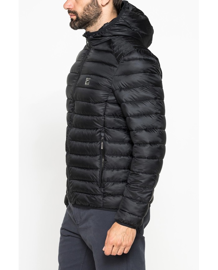 PIUMINO ULTRALEGGERO IN RIPSTOP CON CAPPUCCIO