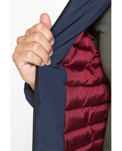 GIUBBOTTO IN TESSUTO TECNICO IMBOTTITO CON CAPPUCCIO