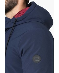 GIUBBOTTO IN TESSUTO TECNICO IMBOTTITO CON CAPPUCCIO