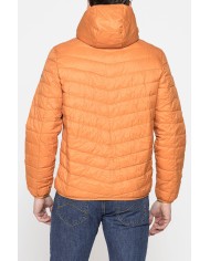 GIUBBINO MANICA LUNGA CON CAPPUCCIO ULTRA LIGHT - TESSUTO ED IMBOTTITURA IN MATERIALE  RICICLATO