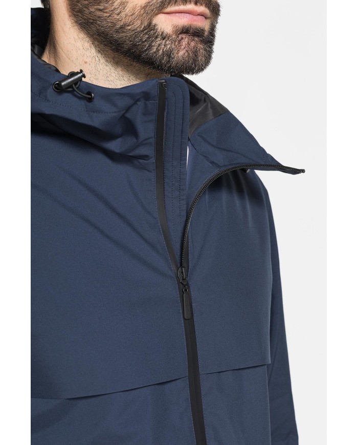 GIACCA ANTIVENTO CON RIFINITURE GOMMATE