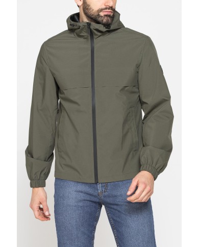 GIACCA ANTIVENTO CON RIFINITURE GOMMATE