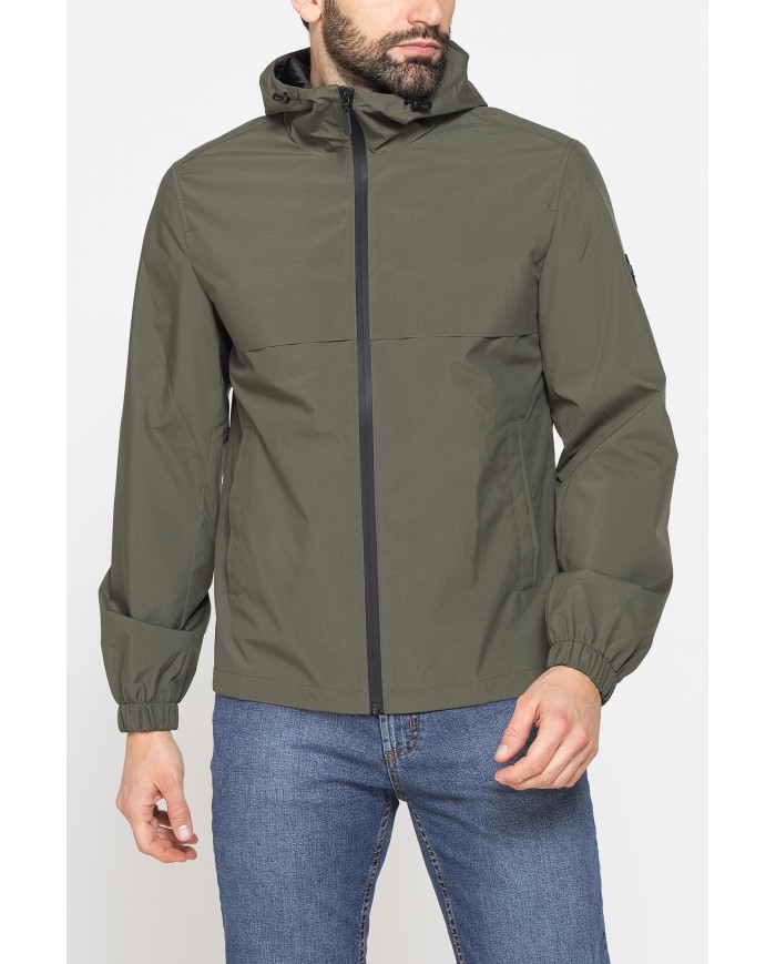 GIACCA ANTIVENTO CON RIFINITURE GOMMATE