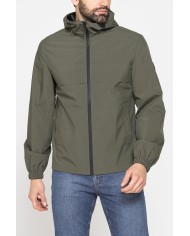 GIACCA ANTIVENTO CON RIFINITURE GOMMATE