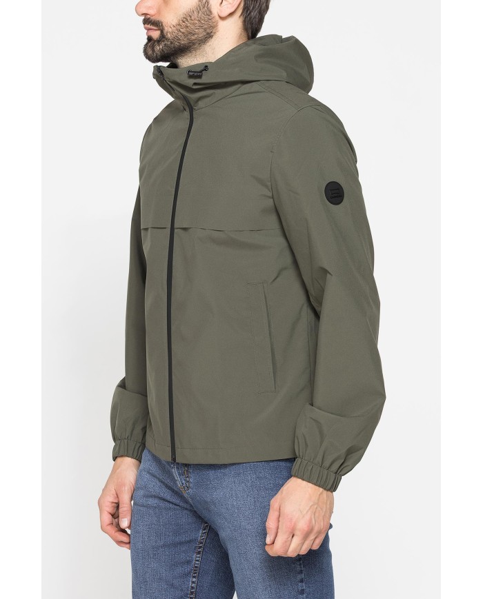 GIACCA ANTIVENTO CON RIFINITURE GOMMATE