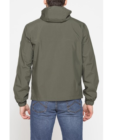 GIACCA ANTIVENTO CON RIFINITURE GOMMATE