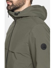 GIACCA ANTIVENTO CON RIFINITURE GOMMATE