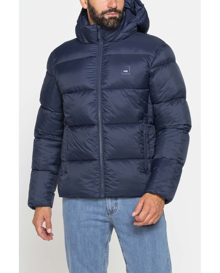 GIUBBOTTO IMBOTTITO CON CAPPUCCIO E ZIP FRONTALE