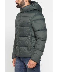 GIUBBOTTO IMBOTTITO CON CAPPUCCIO E ZIP FRONTALE