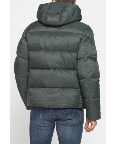 GIUBBOTTO IMBOTTITO CON CAPPUCCIO E ZIP FRONTALE