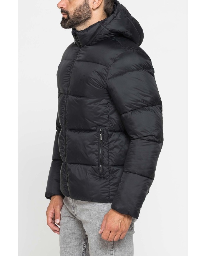 GIUBBOTTO IMBOTTITO CON CAPPUCCIO E ZIP FRONTALE