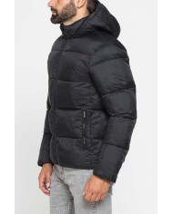 GIUBBOTTO IMBOTTITO CON CAPPUCCIO E ZIP FRONTALE