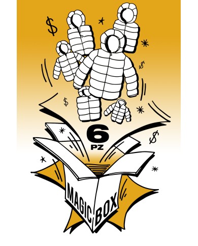 BOX ASSORTITO 6 GIUBBINI 100GR CON CAPPUCCIO