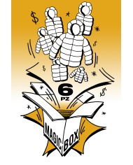 BOX ASSORTITO 6 GIUBBINI 100GR CON CAPPUCCIO