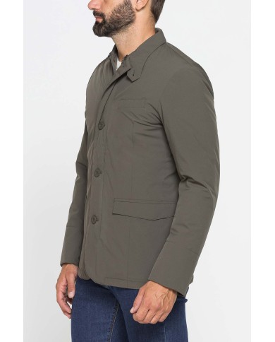 GIACCA CLASSICA IN TESSUTO TECNICO ELASTICIZZATO