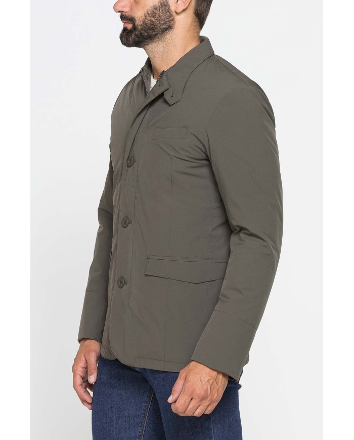 GIACCA CLASSICA IN TESSUTO TECNICO ELASTICIZZATO