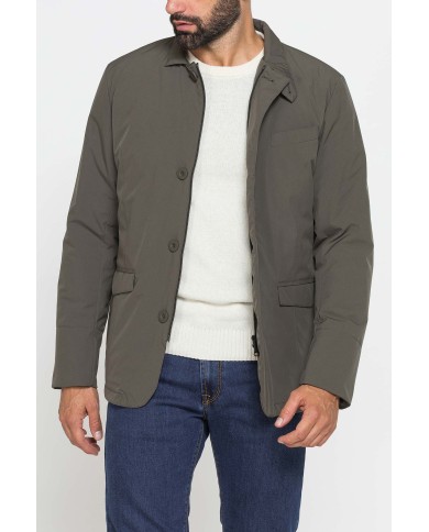 GIACCA CLASSICA IN TESSUTO TECNICO ELASTICIZZATO