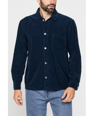 GIACCA CAMICIA COMFORT FIT IN VELLUTO LEGGERO 250 R