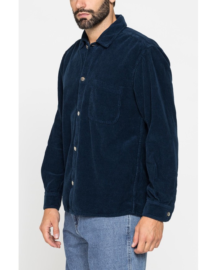 GIACCA CAMICIA COMFORT FIT IN VELLUTO LEGGERO 250 R