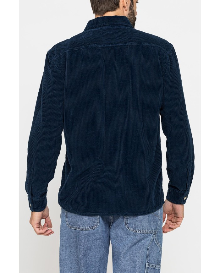 GIACCA CAMICIA COMFORT FIT IN VELLUTO LEGGERO 250 R