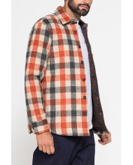 GIACCA CAMICIA PESANTE CON IMBOTTITURA INTERNA