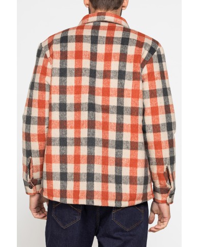 GIACCA CAMICIA PESANTE CON IMBOTTITURA INTERNA