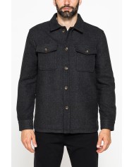 GIACCA CAMICIA IN TESSUTO PESANTE SFODERATO