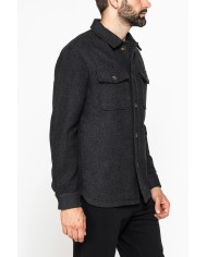 GIACCA CAMICIA IN TESSUTO PESANTE SFODERATO