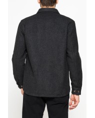 GIACCA CAMICIA IN TESSUTO PESANTE SFODERATO