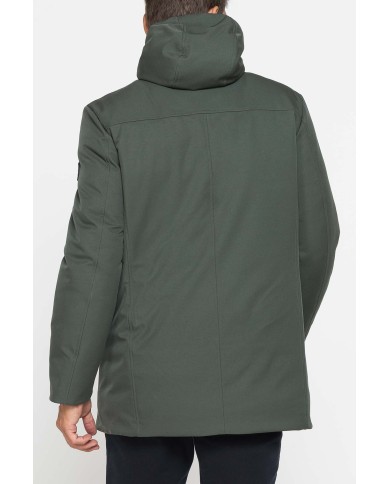 GIUBBINO LUNGO IMBOTTITO CON CAPPUCCIO