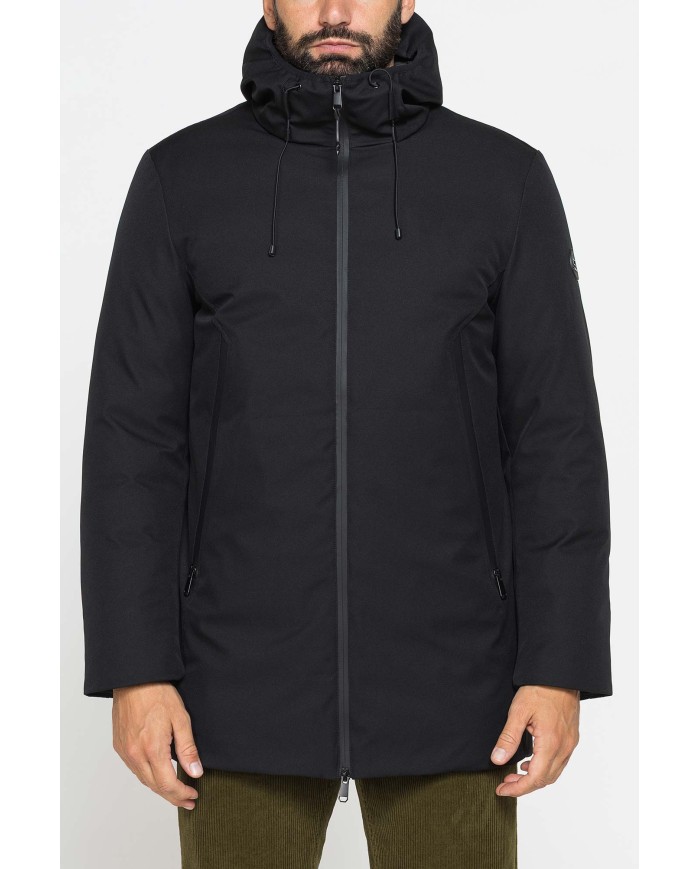 GIUBBINO LUNGO IMBOTTITO CON CAPPUCCIO