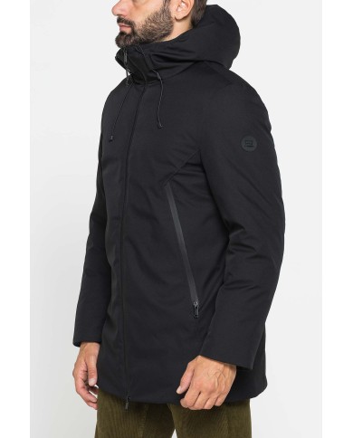 GIUBBINO LUNGO IMBOTTITO CON CAPPUCCIO