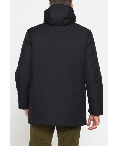 GIUBBINO LUNGO IMBOTTITO CON CAPPUCCIO